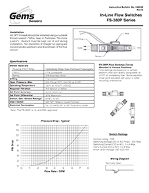 FS-380P, 209876 | Gems Sensors